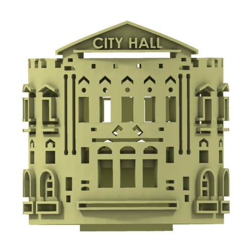 CITY GIFT CAP -  CITY HALL CAPE TOWN 3D Print 210462
