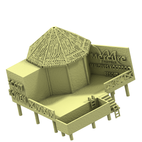 MALADIVES BOTTLE CAP 3D Print 210631