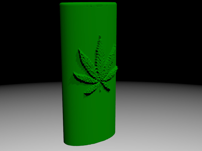 Cannabis/ Pot leaf lighter case 3D Print 210745