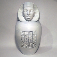 Ancient Egyptian Canopic Jar: Imsety - Thumbnail 1