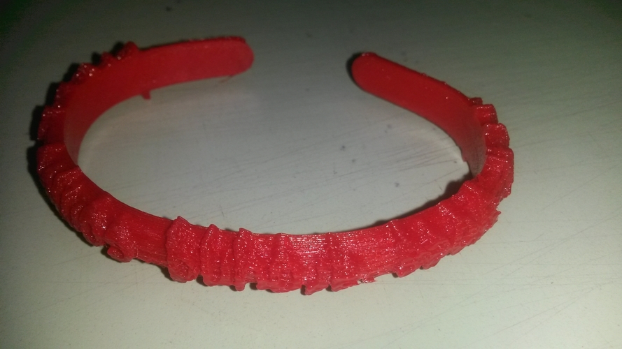 Text bracelet 3D Print 210777