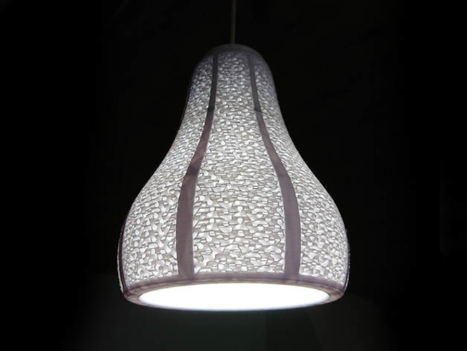 Lamp Shade with Visible Gyroid Infill