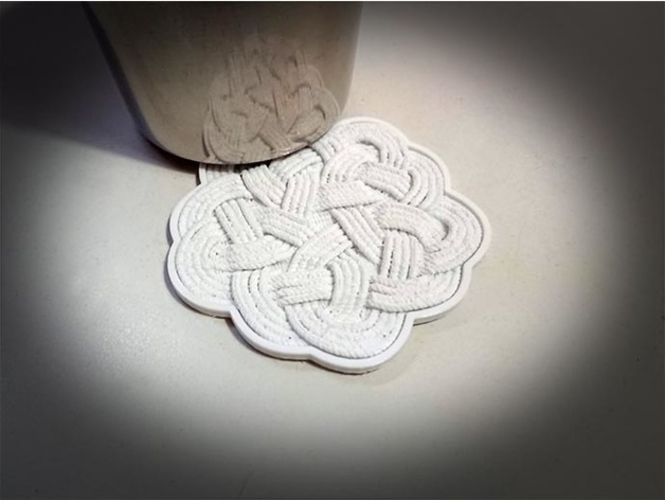 Rope Rug Coaster 3D Print 210890