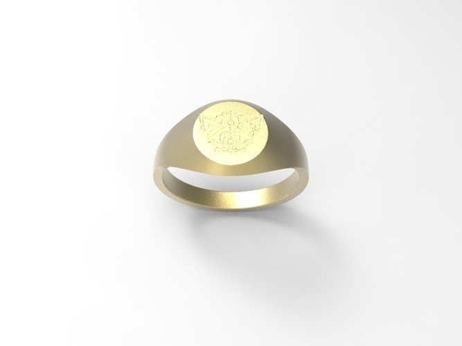 Signet Ring: Arcanum 3D Print 210936