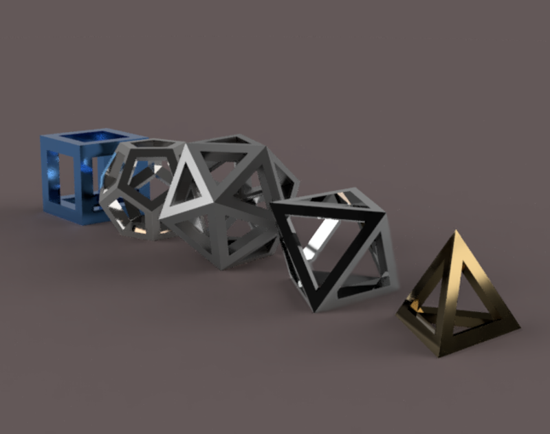 Platonic Solids Collection