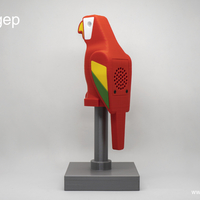 Human Scale Working LEGO Parrot - Thumbnail 6