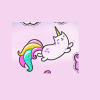 Cat unicorn cookies cutter - Thumbnail 1