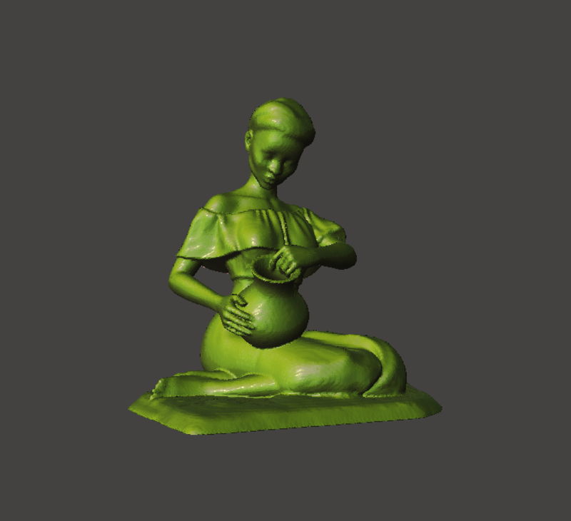 African Woman Sculpture Figure