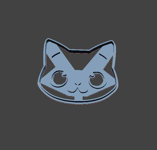 Cat Face Cookie cutter 3D Print 211004