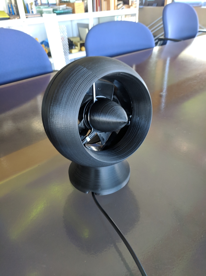 Table Fan from reused Computer Fan