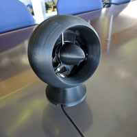 Small Table Fan from reused Computer Fan 3D Printing 211020