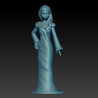 Small Elsa Elegant Style 3D Printing 211046