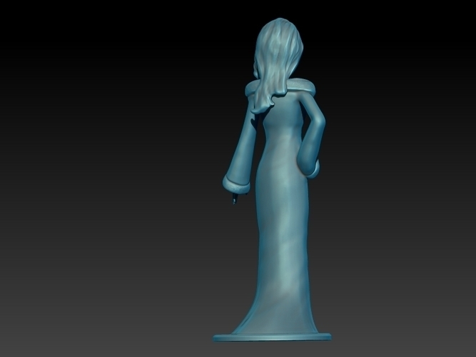 Elsa Elegant Style 3D Print 211049
