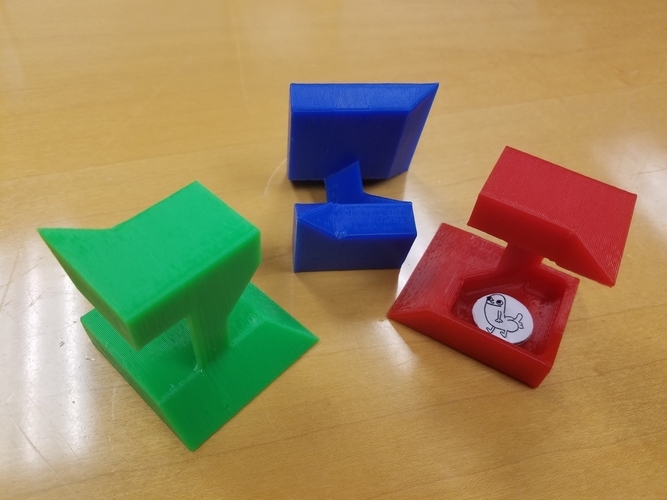 3 Piece Puzzle Cube Box 3D Print 211180