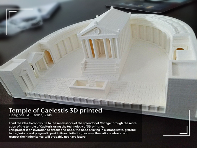 Carthage - Temple of Caelestis (Restitution) - 222 BC 3D Print 211185