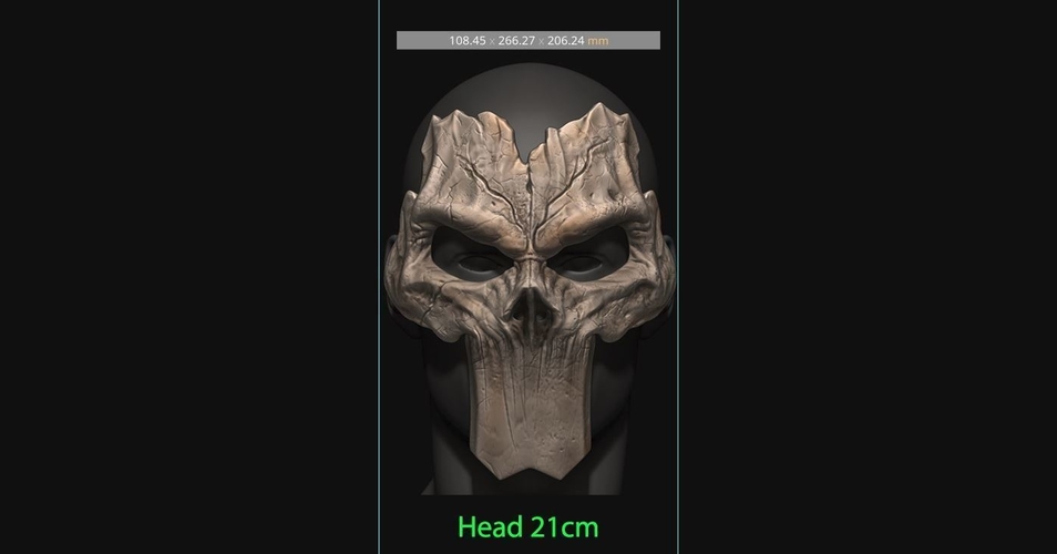 Death Mask - Darksiders 3D print model 3D Print 211280
