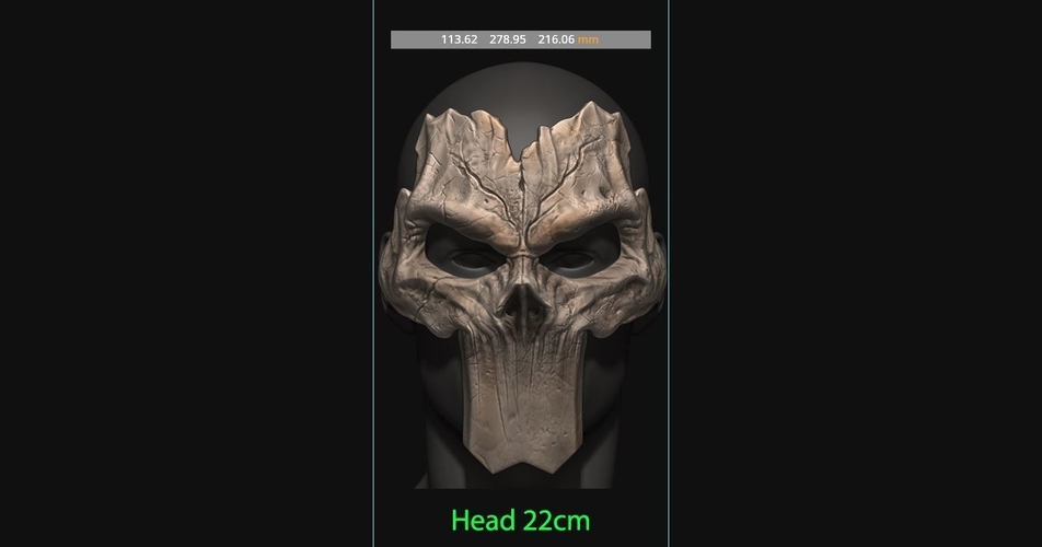 Death Mask - Darksiders 3D print model 3D Print 211281
