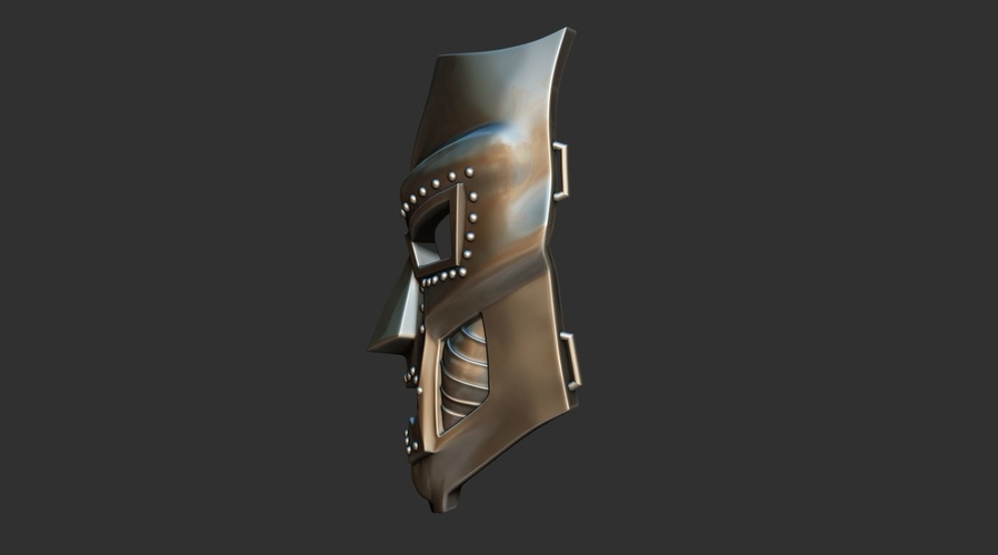 ​Doom mask - Helmet Marvel Cosplay 3D print model 3D Print 211285