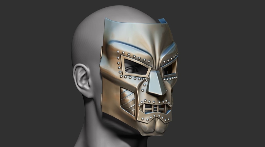 ​Doom mask - Helmet Marvel Cosplay 3D print model 3D Print 211291