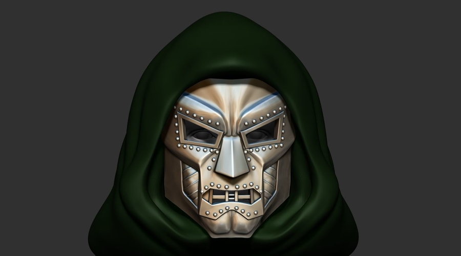 ​Doom mask - Helmet Marvel Cosplay 3D print model 3D Print 211293