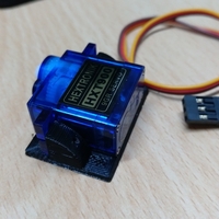 Hextronic HXT900 Servo holder - Thumbnail 3