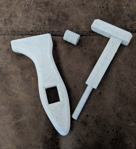 Oldie Wrench 3D Print 211330