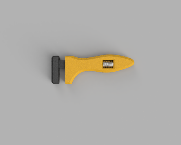 Oldie Wrench 3D Print 211338