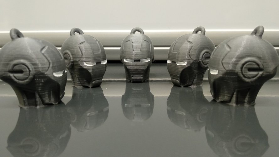Ironman Keychain 3D Print 211377