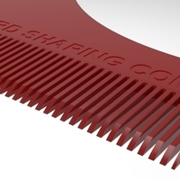 beard shaping comb - Thumbnail 2