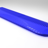 Small ergonomic comb 3D Printing 211429