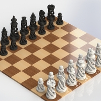 Spiral Chess Set (Large) - Thumbnail 1