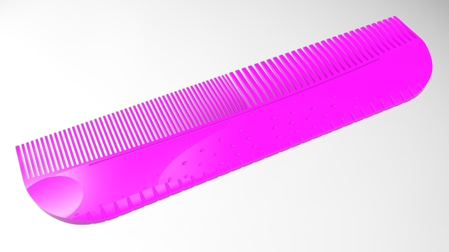 ergonomic comb 3D Print 211431