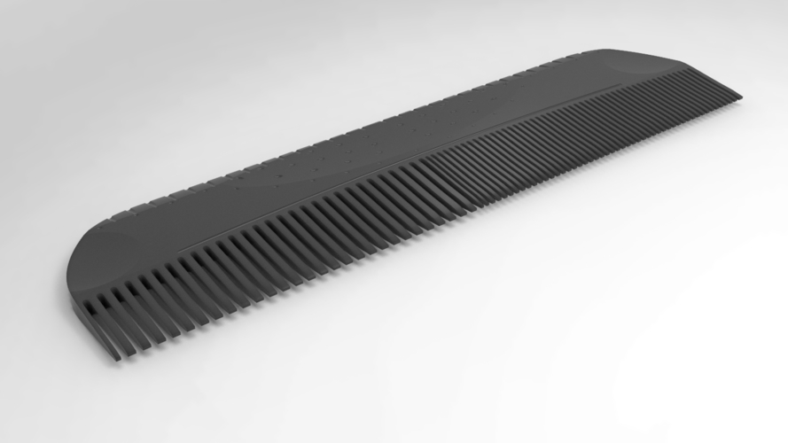 ergonomic comb 3D Print 211432