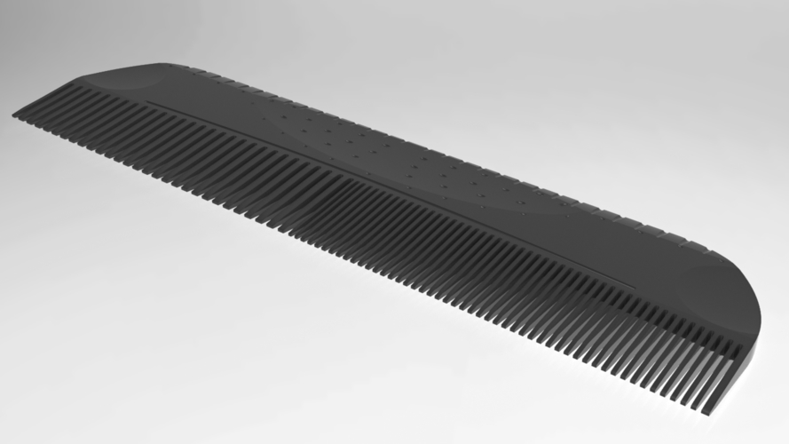 ergonomic comb 3D Print 211433