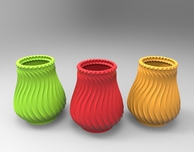 Pin Deco Vase 3D Printing 211441