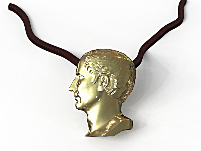 Julius Caesar pendant 3D Print 211467