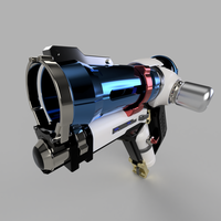 DIY Overwatch real size Mei Endothermic Blaster HQ printable kit - Thumbnail 3