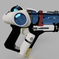 DIY Overwatch real size Mei Endothermic Blaster HQ printable kit - Thumbnail 5