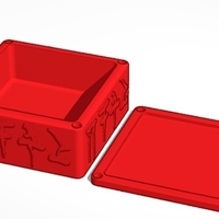 Small Magnetic Dice Box 3D Printing 211508