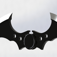 Small Batman Arkham Series Batarang 3D Printing 211535