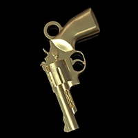 Small Revolver pendant  3D Printing 211549