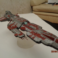Small Stargate Atlantis Aurora-class battlecruiser 3D Printing 211741