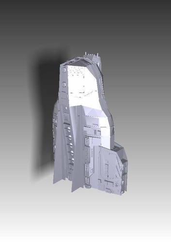 Stargate Atlantis Aurora-class battlecruiser 3D Print 211745