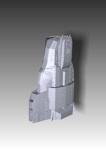 Stargate Atlantis Aurora-class battlecruiser 3D Print 211746