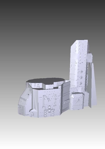 Stargate Atlantis Aurora-class battlecruiser 3D Print 211749