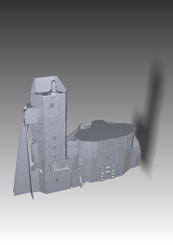 Stargate Atlantis Aurora-class battlecruiser 3D Print 211750