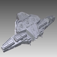 Stargate Atlantis Aurora-class battlecruiser - Thumbnail 13