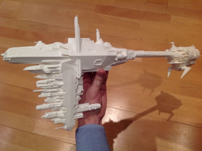 3D Printed Star Wars Nebulon B Frigate By Daniel Kirjanov | Pinshape