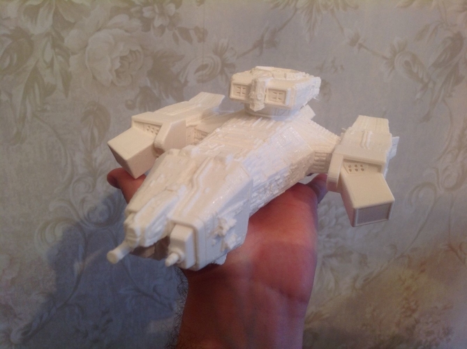 3D Printed Nostromo spaceship from Alien movie by Daniel Kirjanov ...