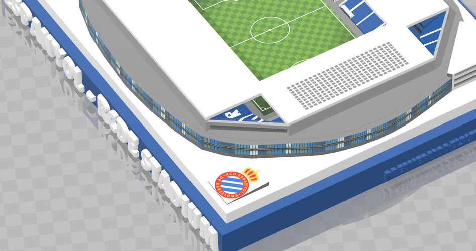 Espanyol - RCDE Stadium 3D Print 212002